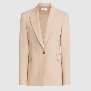new REISS Brooke camel blazer jacket